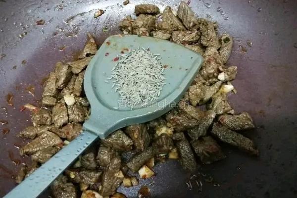 孜然牛肉的做法图解12