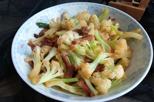 猪肉炒菜花的做法图解9