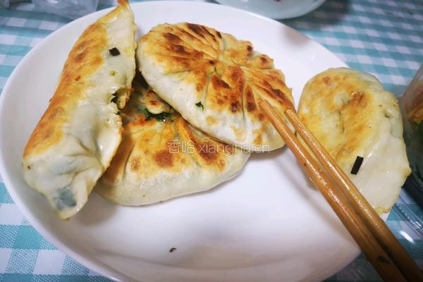 韭菜鸡蛋粉条饼