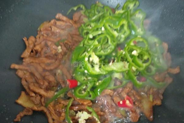 辣椒炒肉丝的做法图解7