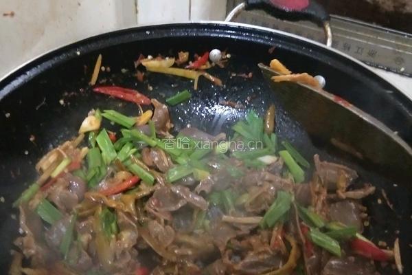 爆炒鸭肫的做法图解7