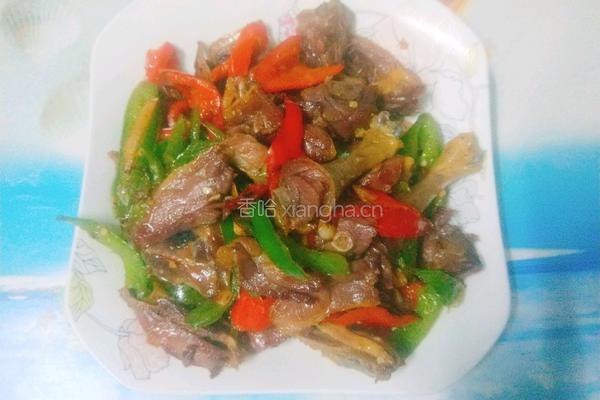 辣椒炒腊鸭腿的做法图解7