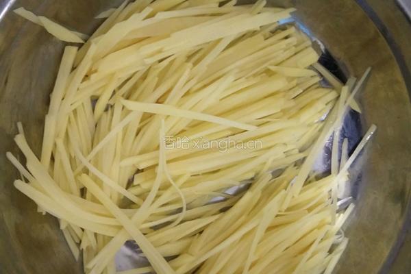 土豆炒肉丝的做法图解3