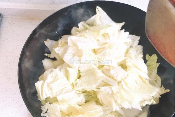 大白菜粉丝的做法图解3