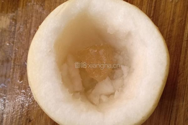 冰糖炖雪梨的做法图解5