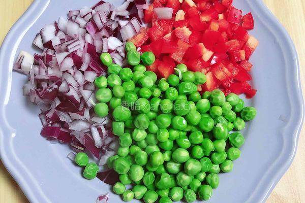 菠萝虾仁炒饭的做法图解7