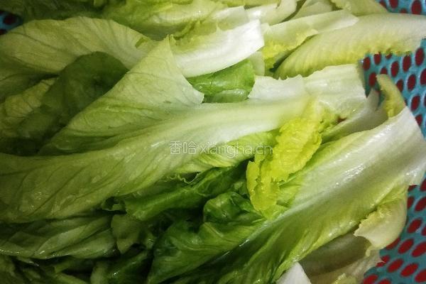 蒜蓉蚝油生菜的做法图解1