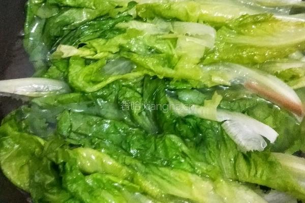 蒜蓉蚝油生菜的做法图解5