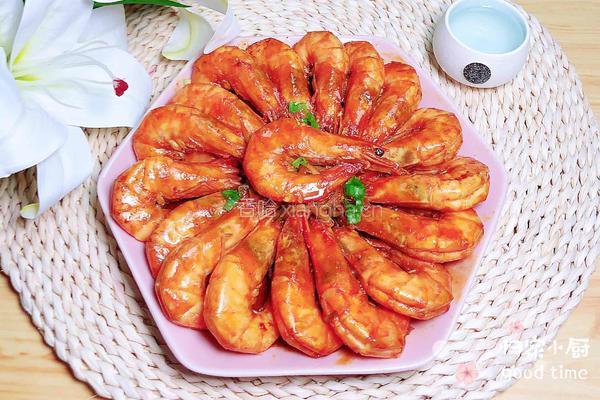 茄汁油焖大虾的做法图解13