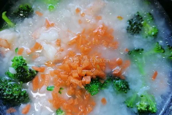 蔬菜虾仁粥的做法图解9