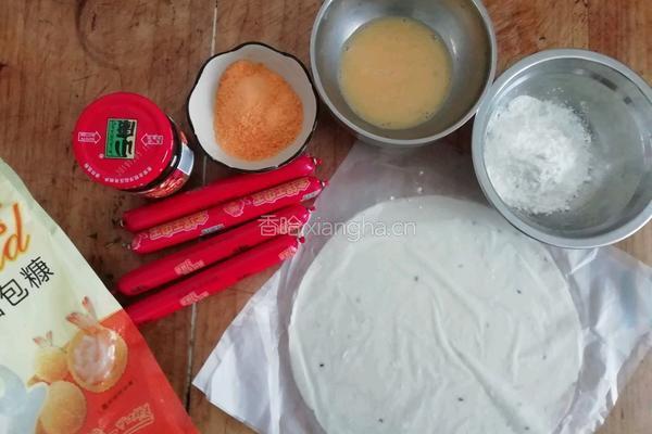 酥皮小裹肠的做法图解1