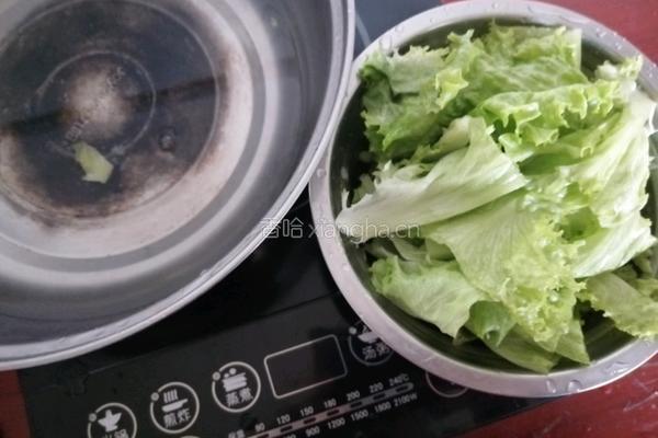 蚝油生菜的做法图解1