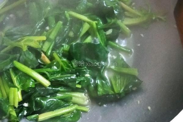 轻便菠菜的做法图解3