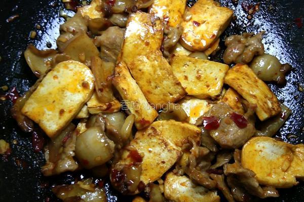 豆腐炒肉的做法图解11
