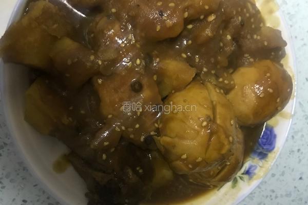 翅中土豆烧鸡蛋