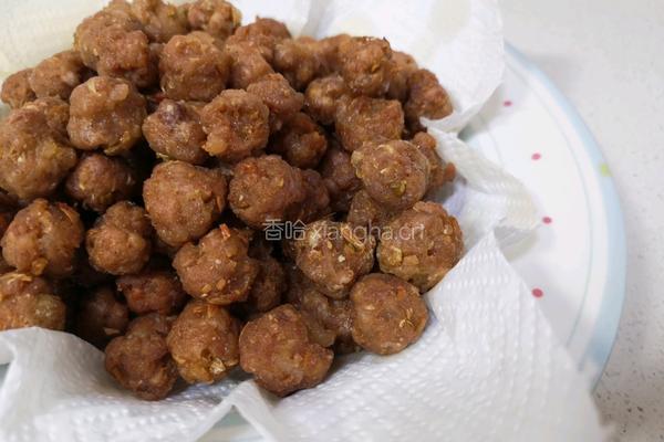 馒头渣版本的炸小丸子的做法图解10
