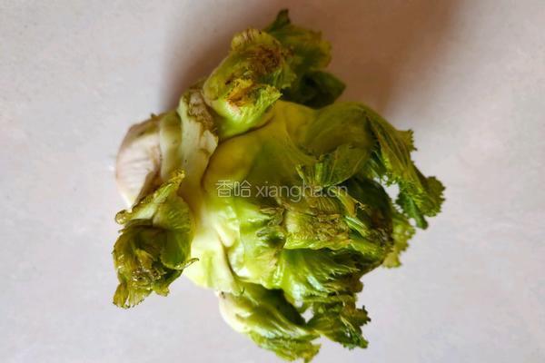 花生炒多头菜的做法图解1