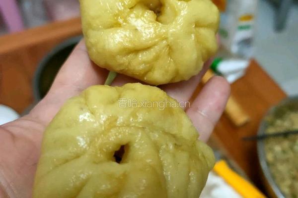 猪肉白菜水葱包子的做法图解4