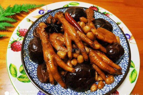 鲍汁花菇焖凤爪的做法图解11
