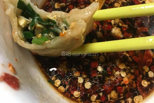 韭菜鸡蛋虾米水饺的做法图解10