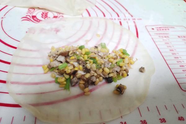 潮汕春卷（绿豆馅）的做法图解3
