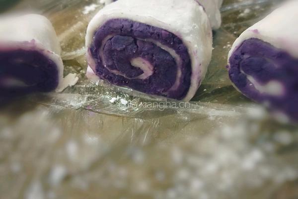 紫薯馒头卷的做法图解13