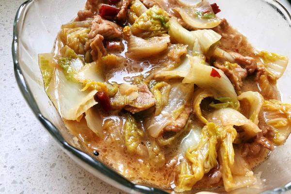 家庭版炒白菜的做法图解5