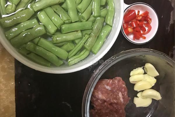 干煸四季豆的做法图解1