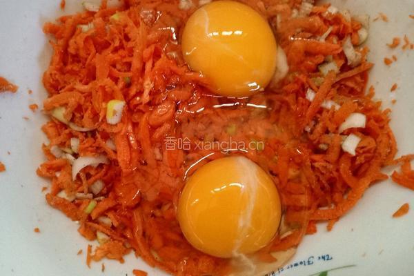 快手早餐 胡萝卜鸡蛋饼的做法图解4