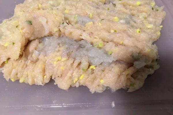 低卡鸡胸肉虾仁丸的做法图解4