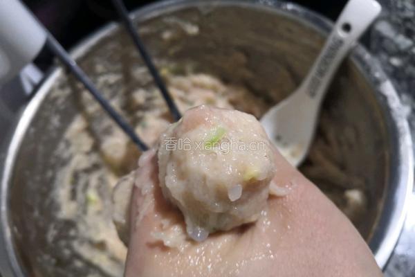 低卡鸡胸肉虾仁丸的做法图解9
