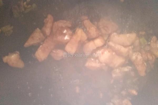 蒜苔炒肉的做法图解5