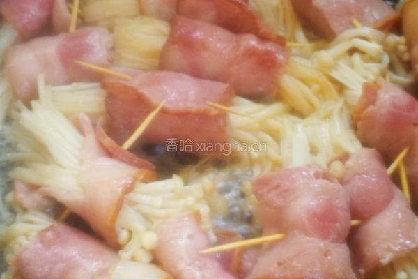 培根金针菇卷卷的做法图解5