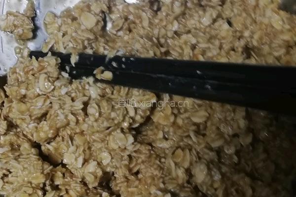 微波炉燕麦小饼干的做法图解5