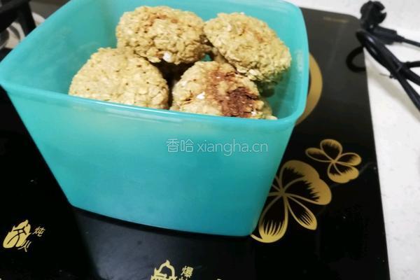 微波炉燕麦小饼干的做法图解12