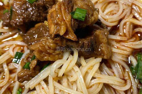 红烧牛肉饵丝的做法图解4