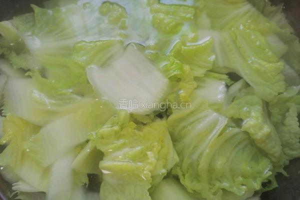醋溜大白菜的做法图解3