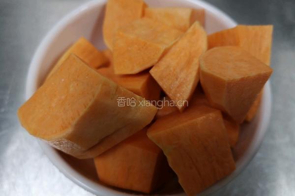 红豆番薯糖水的做法图解2
