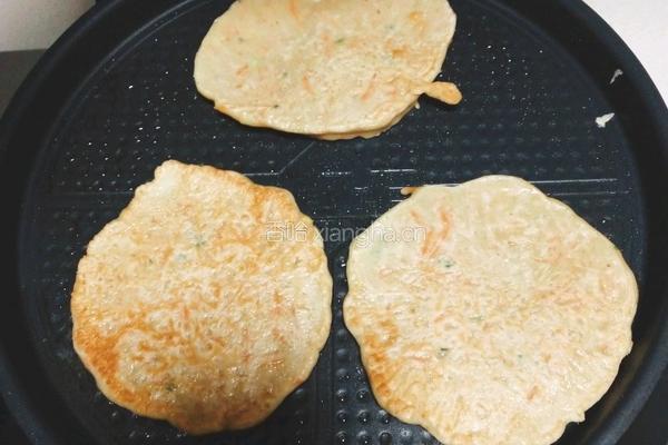 胡萝卜丝烙饼的做法图解8