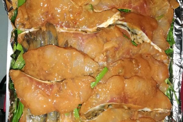 韮菜烤鱼片的做法图解3