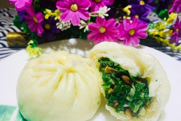 麻油香菇菜包的做法图解1