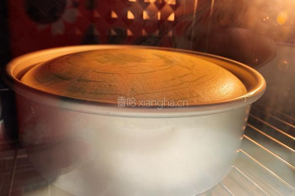抹茶斑马纹戚风蛋糕的做法图解14