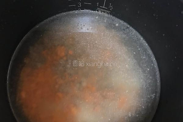 宝宝辅食（胡萝卜牛肉粥）的做法图解4