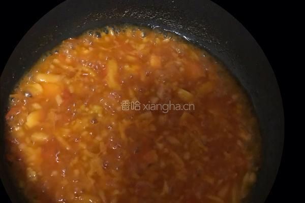 番茄洋葱酱意面的做法图解5
