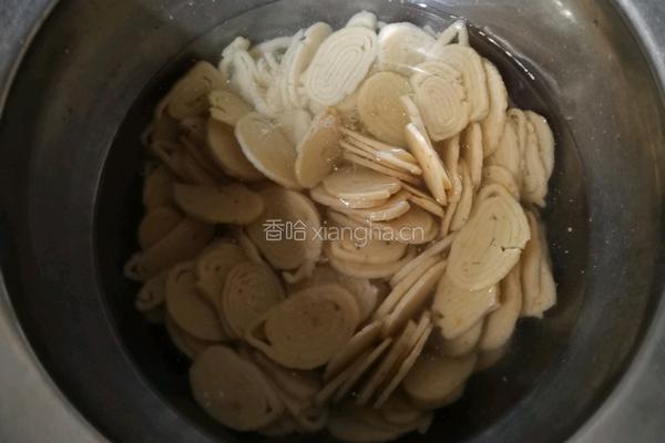 肉丝炒鱼面的做法图解1