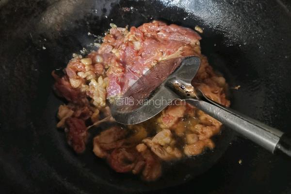 肉丝炒鱼面的做法图解7