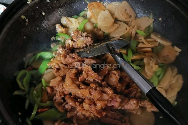 肉丝炒鱼面的做法图解11