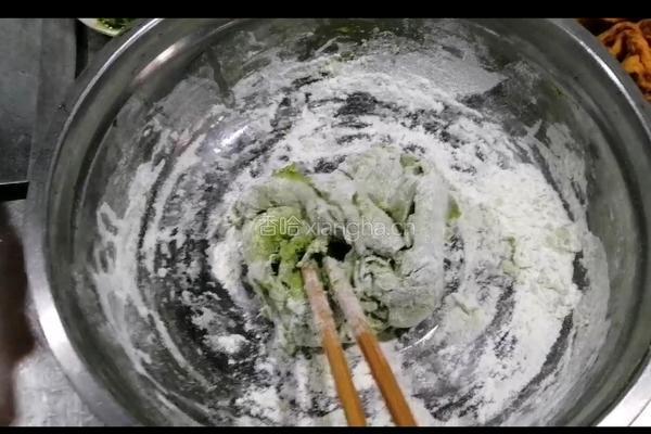 菠菜包子的做法图解1