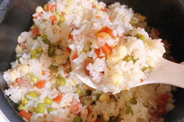 什锦电饭煲饭的做法图解4