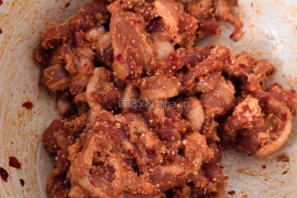粉蒸肉的做法图解4